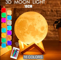 Rechargeable 3D Moon Lamp